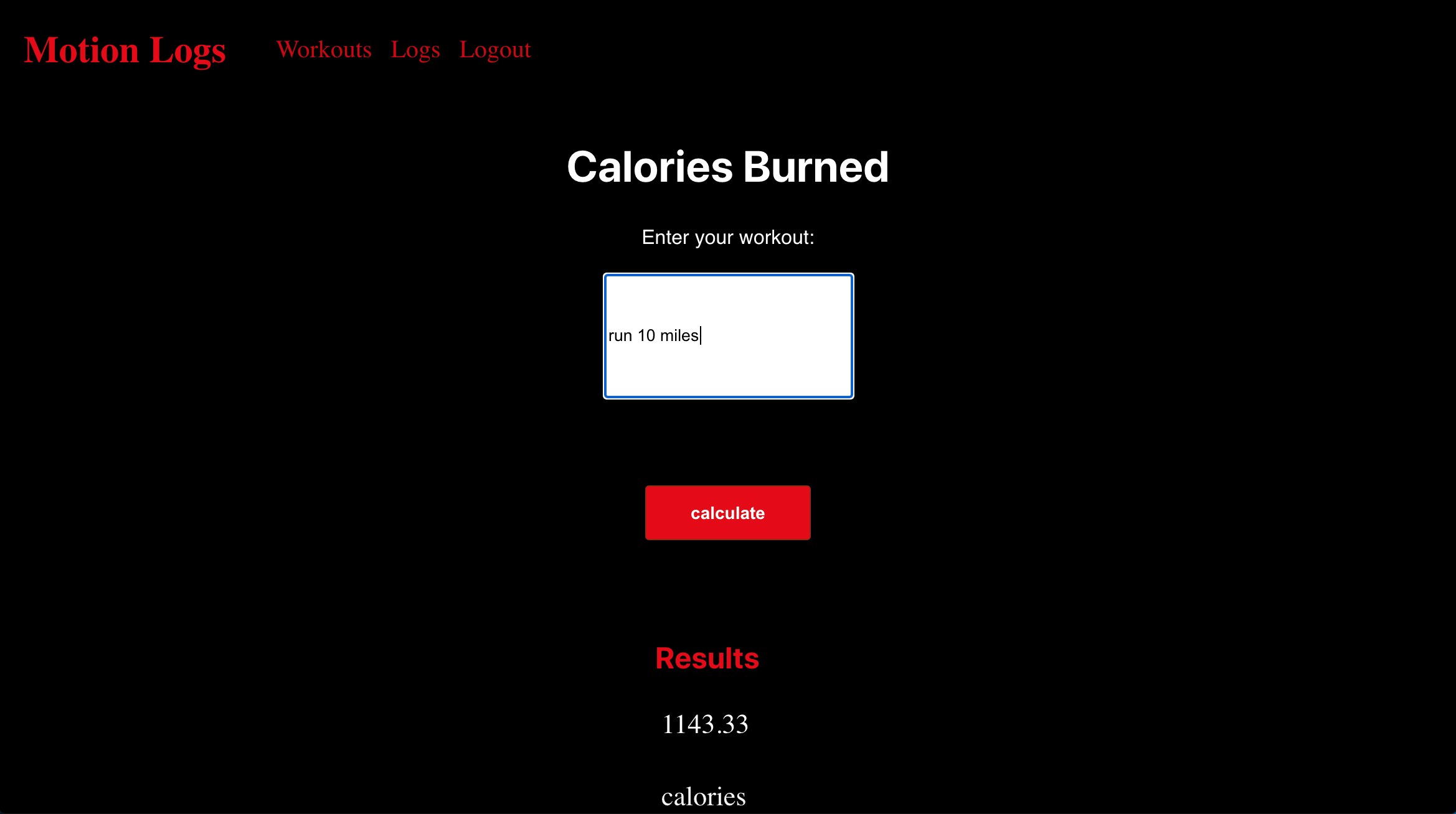 Motion Log App