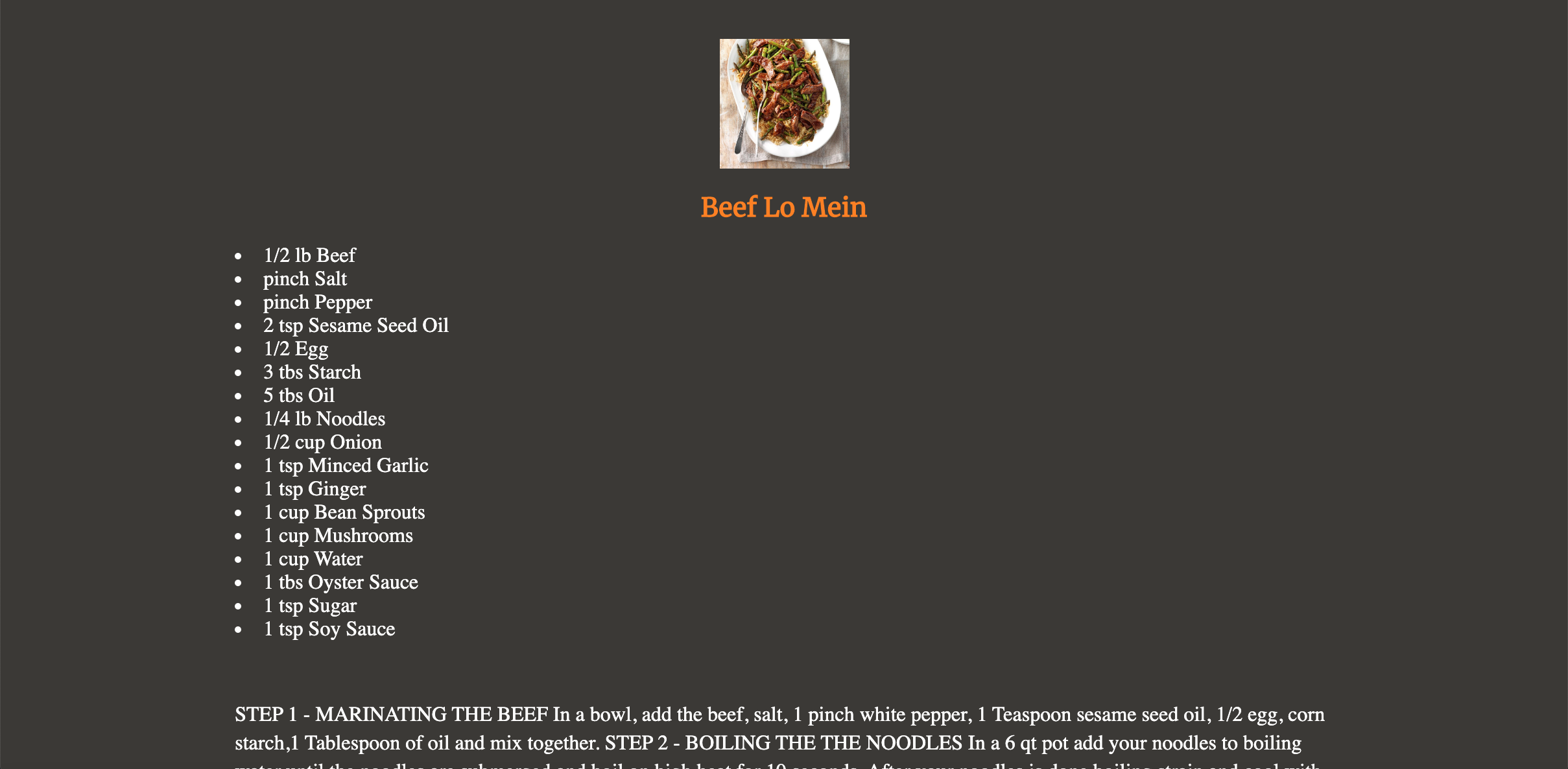 Recipe App